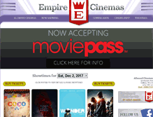Tablet Screenshot of allwoodcinemas.com